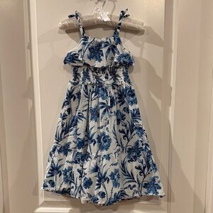 Janie and Jack Blue Floral Dress